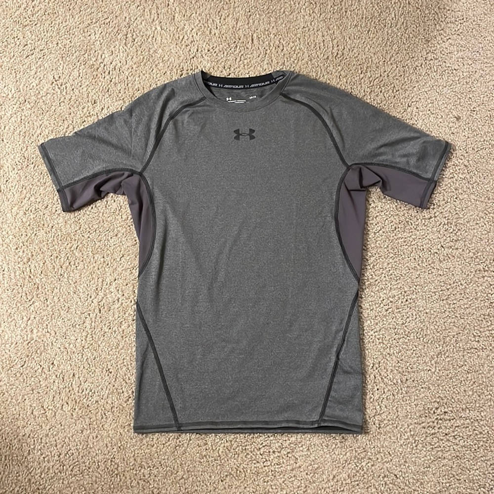 Large Gray Under Armor Compression Shirt
